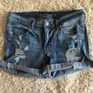 American Eagle super super stretch shorts